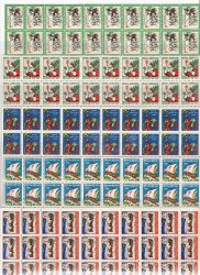 Thumbnail of U.S. Christmas TB Seals, Sheet Collection, 1927-31, MNH