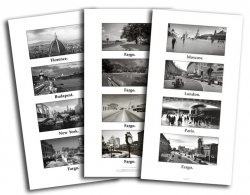 Thumbnail of Four Cities - Posters Framed