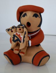 Thumbnail of Native American Storyteller - Holding 1 Baby & 1 Cat - Vernida Toya-Chosa
