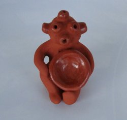 Thumbnail of Santa Clara Red Clay Pottery Mudhead Storyteller-Paul & Dorothy Gutierrez