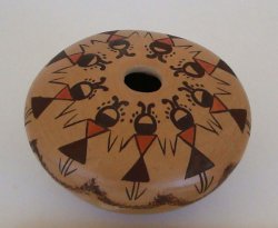 Thumbnail of AUTHENTIC HOPI HAND COILED POTTERY - Elva J. Nampeyo