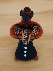 Thumbnail of SOLD! Jemez Mudhead Storyteller - 3 Babies - Felicia Fragua (F.F.)