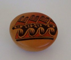 Thumbnail of Hopi Pottery Hand Coiled Seed Pot - Elva J. Nampeyo 