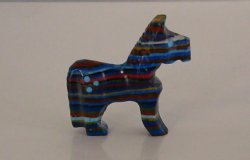 Thumbnail of Zuni Fetish - Horse - Rainbow Calcite - Todd Etsale