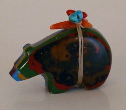 Thumbnail of Bear Fetish - Zuni - Emery Eriacho 