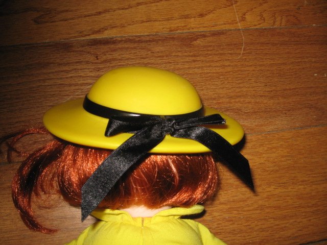 Image 1 of Madeline talking Doll Yellow dress hat Great Condition