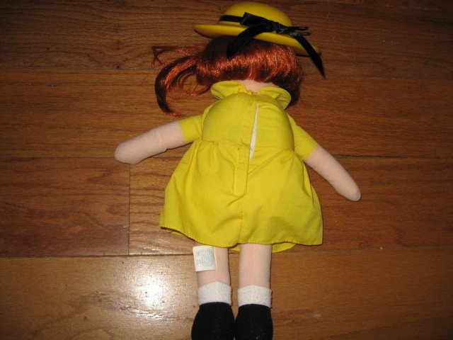 Image 3 of Madeline talking Doll Yellow dress hat Great Condition