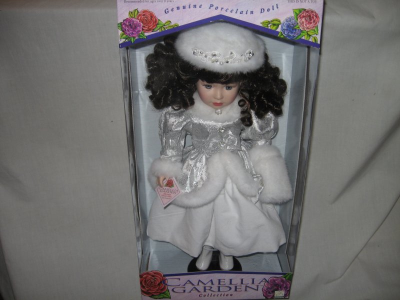 Camellia Garden Holiday collector Porcelian Doll  by Tracy Lynn 