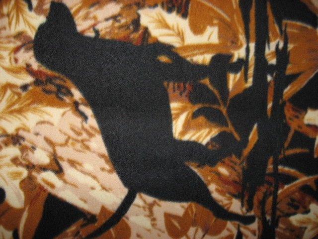 Image 3 of Labrador Retriever hunting dog Fleece Blanket Throw Panel with finished edges