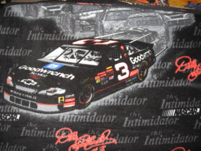 Image 0 of Dale Earnhardt Memory #3 Race Car Fleece Blanket for Fathers Day gift