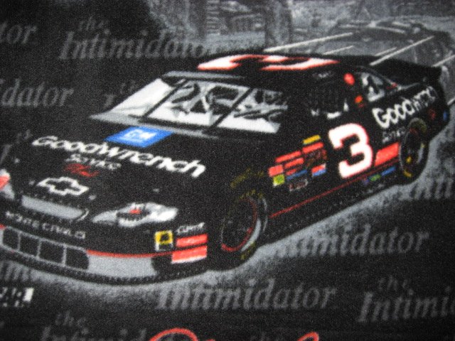 Image 1 of Dale Earnhardt Memory #3 Race Car Fleece Blanket for Fathers Day gift