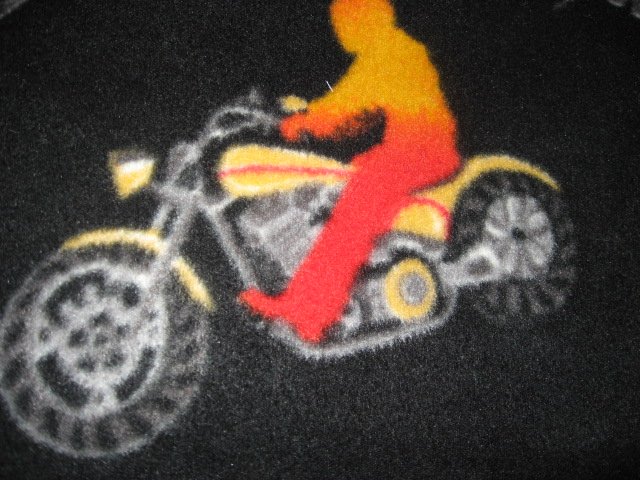 Image 1 of Motorcycle and flames 