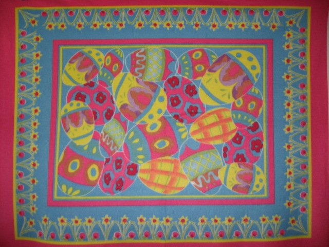 Image 0 of Easter Egg fleece blanket