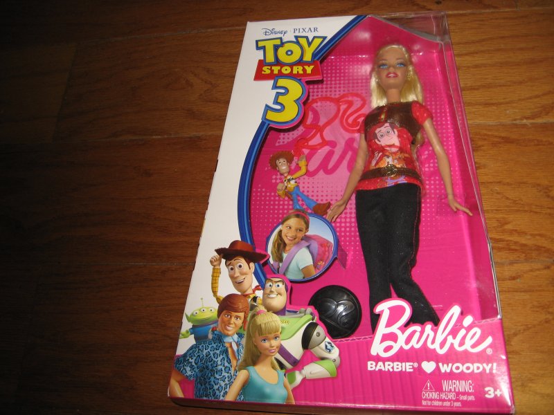 Image 0 of Barbie doll Loves Woody New in Box Disney Pixar Toy Story 3 