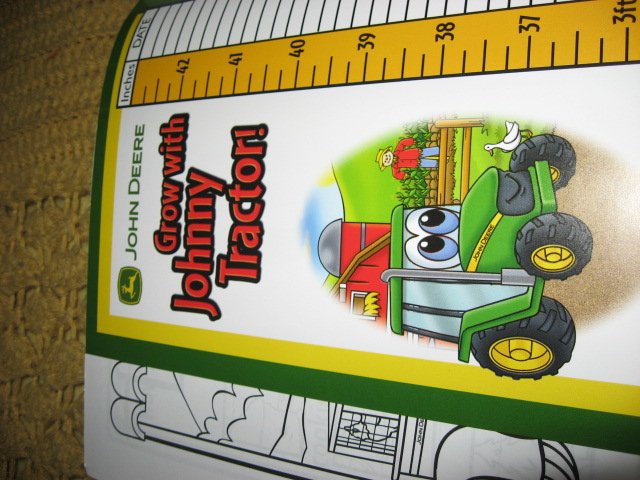 Image 3 of John Deere Coloring activity Book Stickers Poster Chart with Crayons /