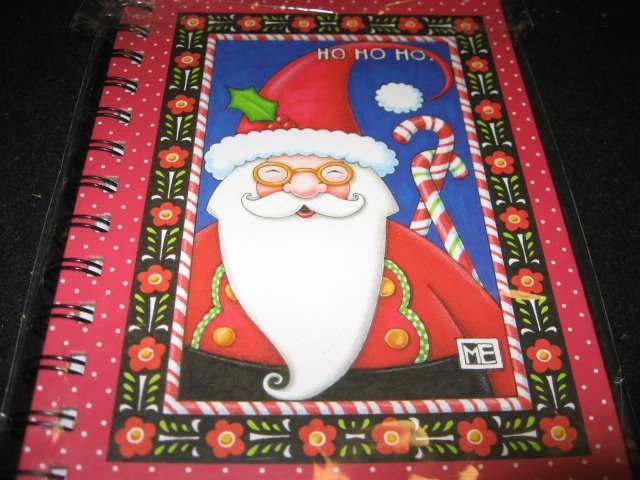 Image 1 of Santa magnetic List pad Note Cards and Notebook Mary Engelbreit Christmas 