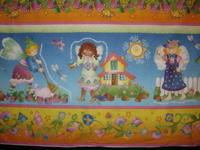 Fairy Angels Avlyn cotton sewing fabric by the yard