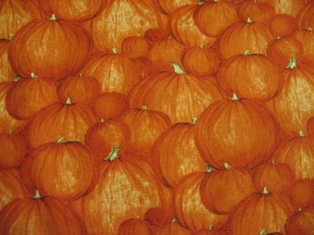 Pumpkins Pumpkin Patch Orange Halloween Wilmington Quilt Fabric by the yard