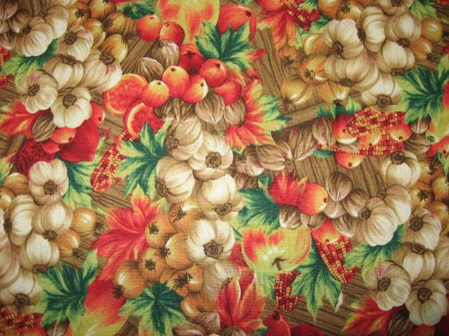 Image 0 of Kyle's Marketplace country harvest Fabric FQ 1/4 yard Out of print