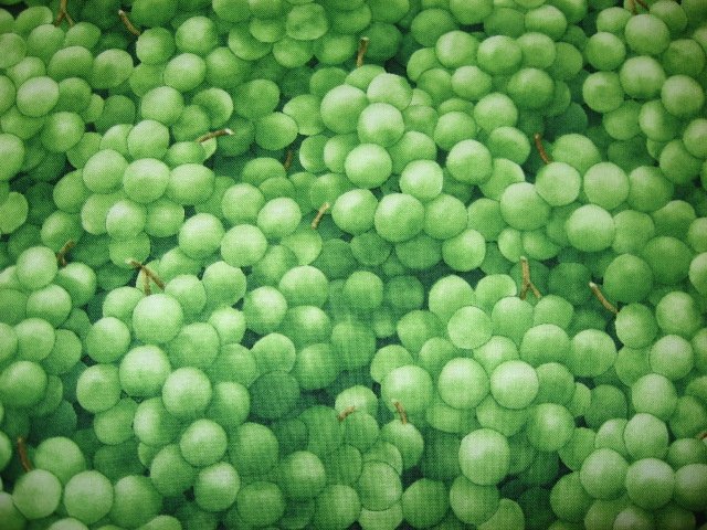 Image 0 of Kyle's Marketplace Green Grapes RJR Fabric FQ or 1/4 yard