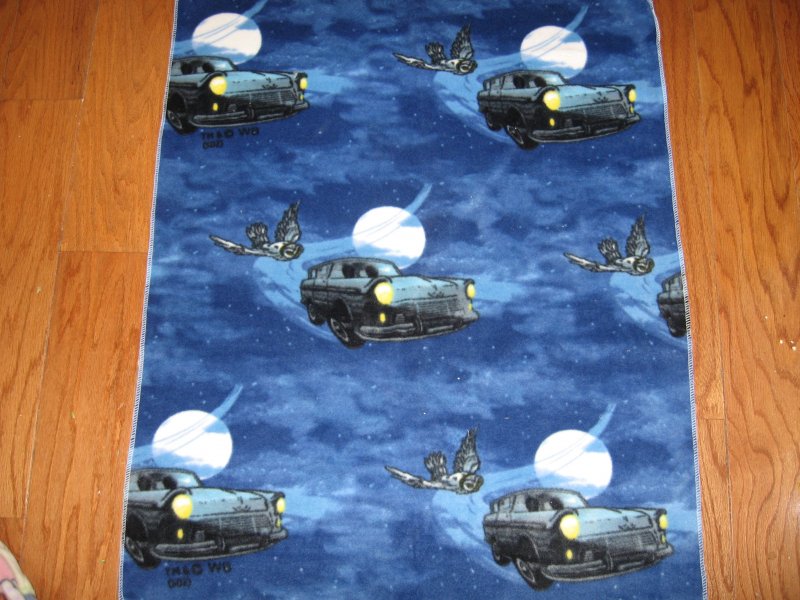 Image 0 of Harry Potter Car Owl Baby or Toddler day care Fleece Baby Blanket 