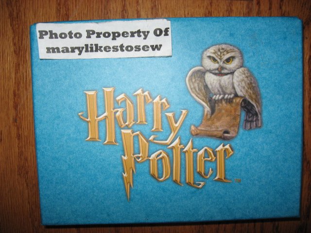 Harry Potter Stationery set with rubber stamp