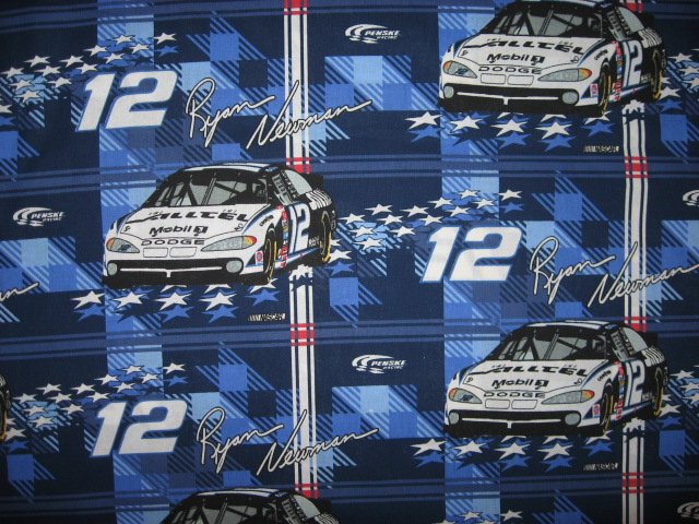 Image 0 of Ryan Newman #12 Nascar Race car Fabric by the yard to sew