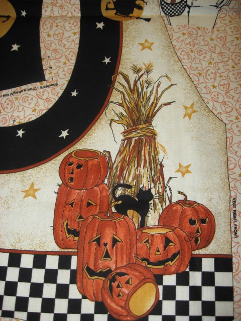 Image 3 of Daisy Kingdom Broomzelda Halloween Fall fabric vest Panel to sew