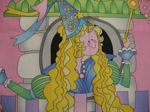 Image 0 of Briar Rose Fairy Princess Castle Avlyn fabric Panel to Sew