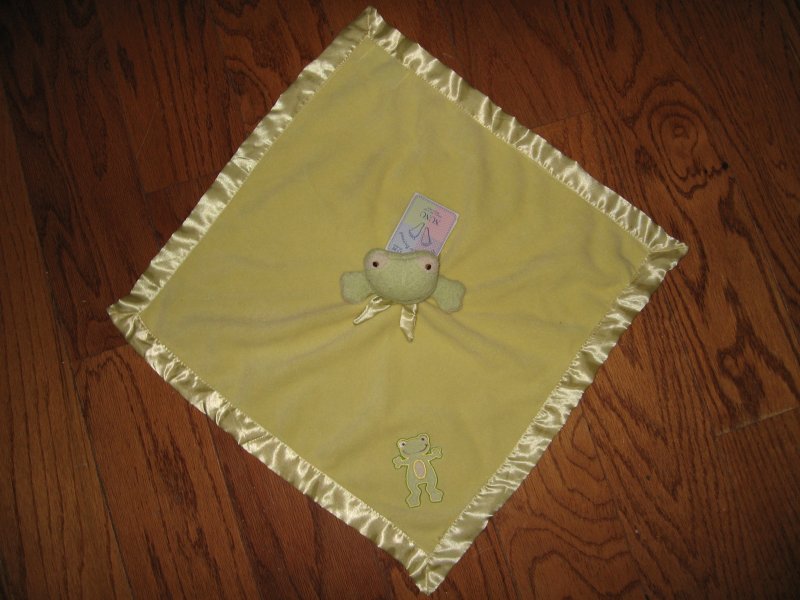 Image 0 of Frog Nunu Child Lovey Security Blanket Blankets & Beyond 