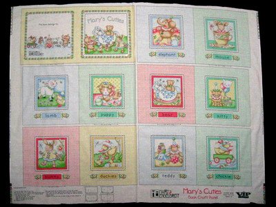 Mary Engelbreit Little Cuties Soft Book Fabric Panel to sew /