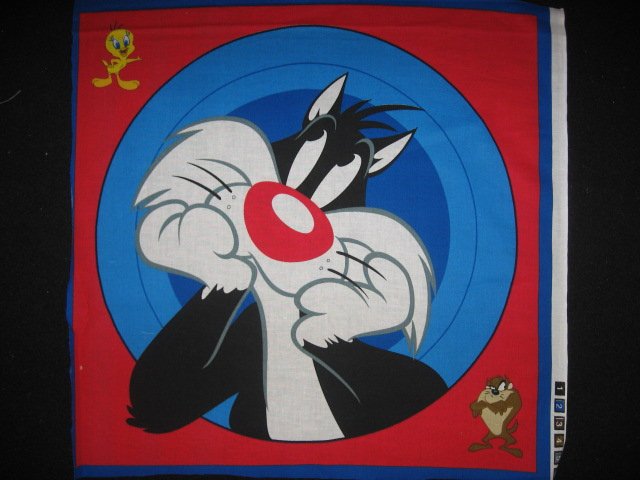 Image 0 of Warner Brothers Cat Sylvester Cotton Fabric Pillow Panel 