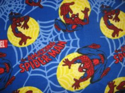 Thumbnail of Spiderman Blue Very Soft Fleece Blanket Throw Handmade
