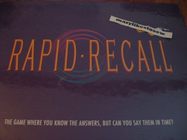 Image 0 of Rapid - Recall Game for Adults