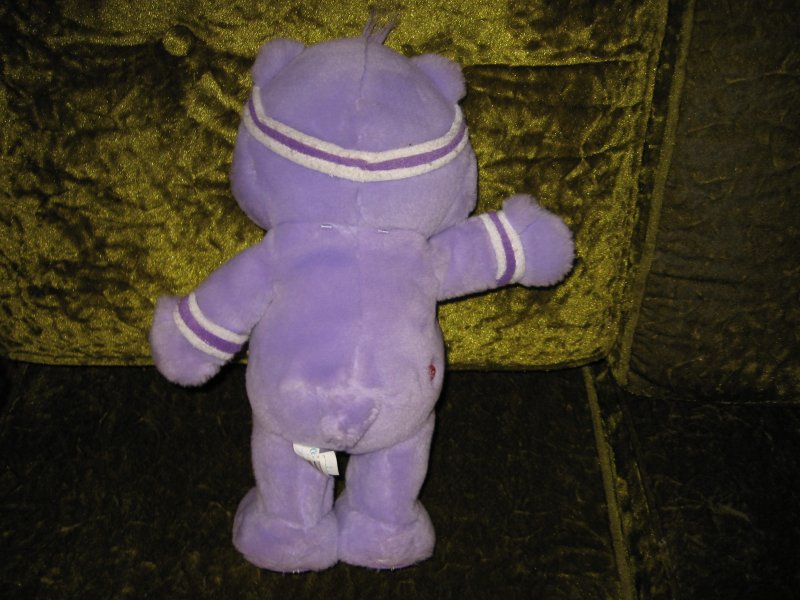 Image 1 of Care Bears Harmony Lilac Purple Bear Exercizes and Talks  Batteries Included