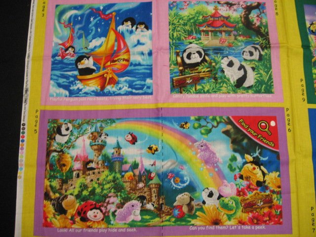 My Pillow Pets by Dona Gelsinger Fabric baby soft book to sew /
