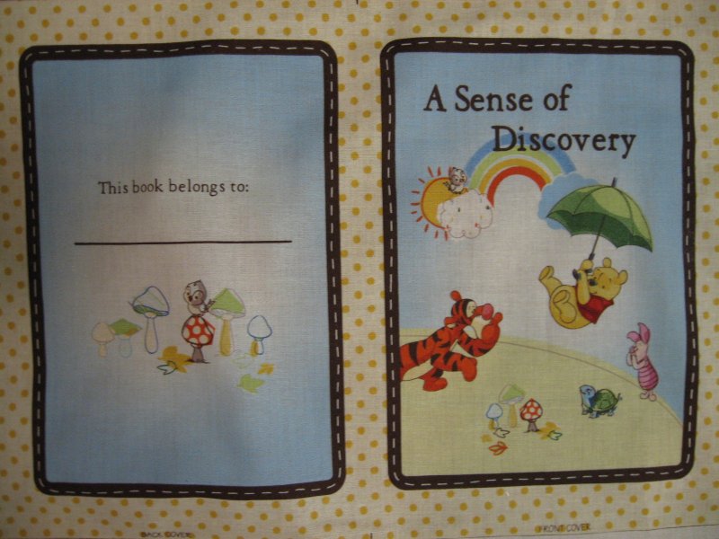 Image 1 of Winnie the Pooh Tigger Piglet A sense of discovery baby Soft book fabric Panel /