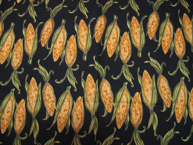 Corn on the cob cotton Fabric By The Yard soft sewing Fabric Traditions 2006 