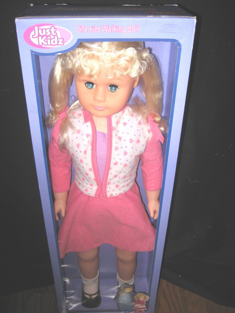 Blond Walker doll 30 tall  Just Kidz Play Date Brand new age 3 and up