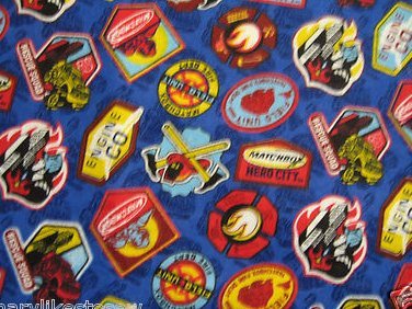 Fire fighter insignia badges Baby receiving or Toddler Nap Flannel Blanket 