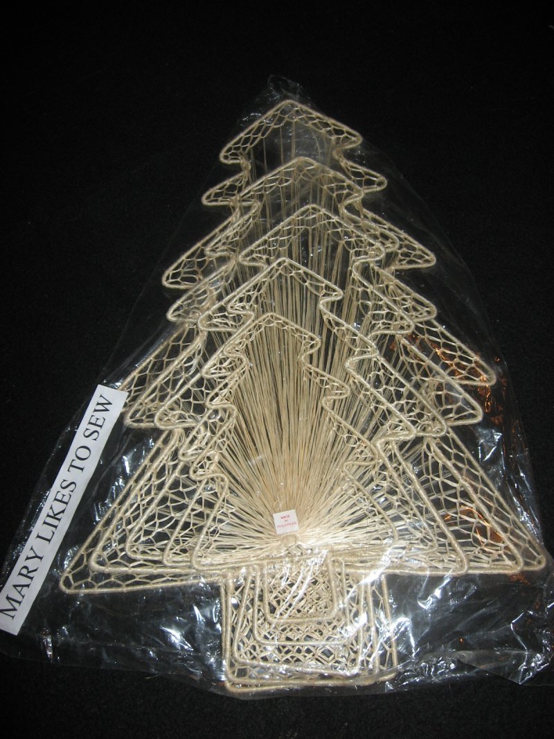 Image 0 of Abaca trees decorations to craft or to hang set of five