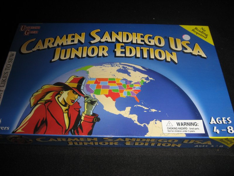 Carmen Sandiego USA Junior edition game New in box