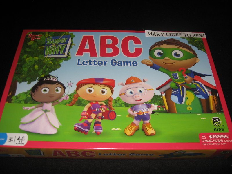 Image 0 of Super Why A B C Letter game New in box