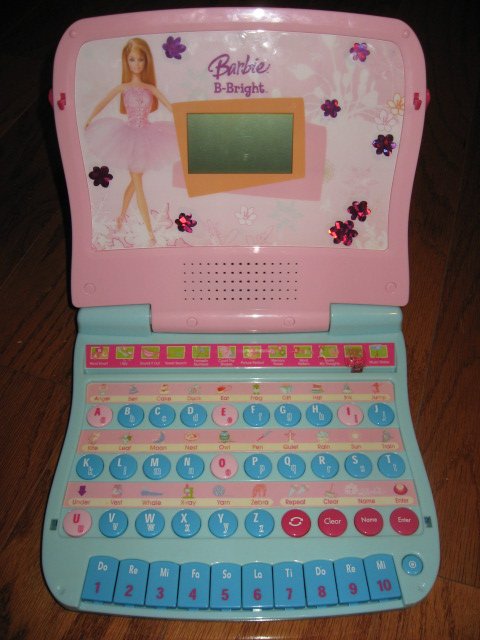 Image 0 of Laptop Computer Barbie B Bright learning child's educational 