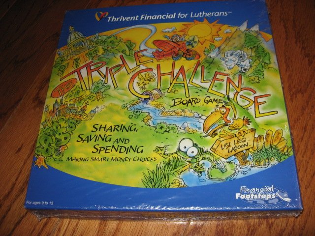 Triple Challenge boardgame thrivent Financial factory sealed game New in box