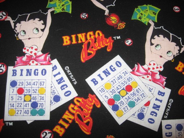 Image 3 of Betty Boop Bingo Cushion with seat and back and handles gently used
