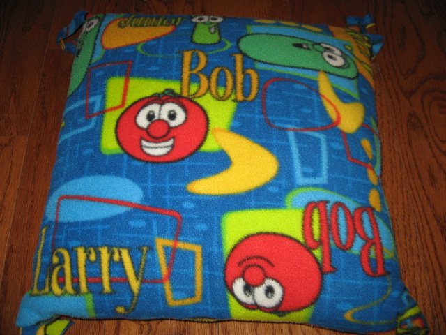 Veggie Tales clean 17 fleece Pillow