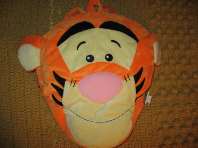 Image 0 of Tigger face toddler school Disney daycare backpack
