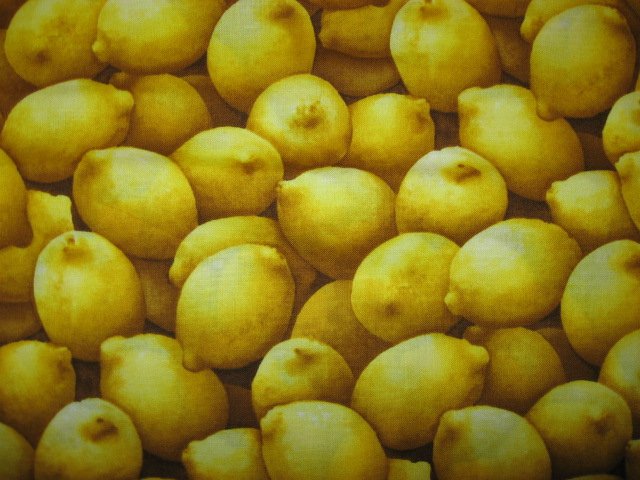 Image 0 of Kyle's Marketplace Lemons RJR 2004 Fabric FQ or 1/4 yard 