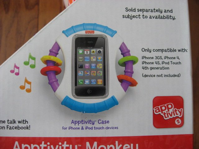 Image 5 of Apptivity iPhone iPod touch devices monkey for baby Fisher Price read